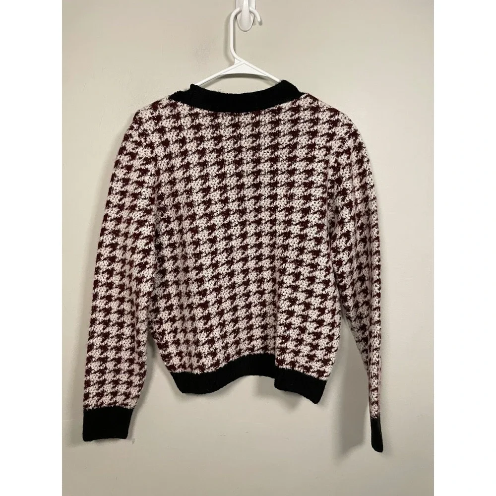 Anthropologie black maroon